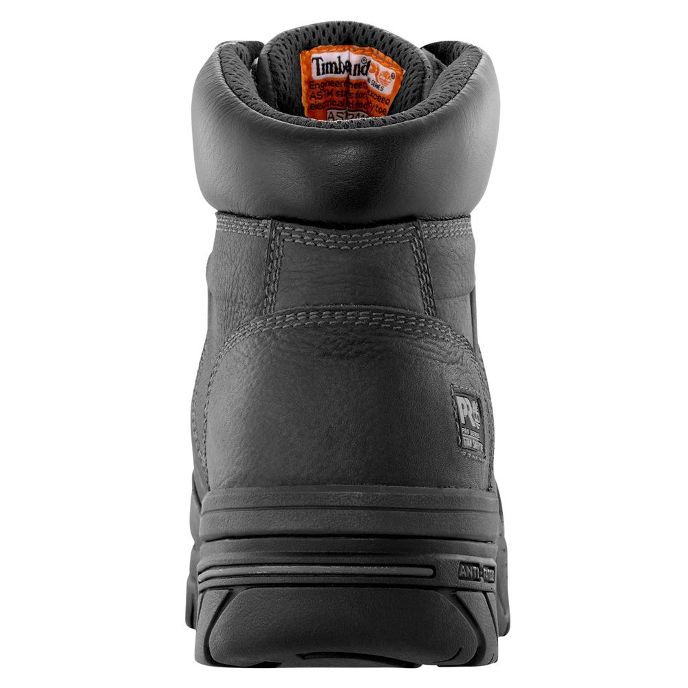 Bocanci De Muncă Timberland Barbati Negrii - Pro® Helix 6\" Comp Toe - Romania - KCNZMI837